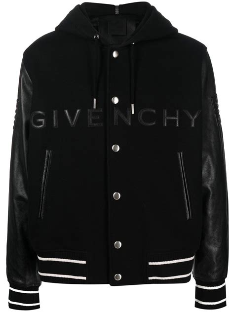 givenchy hooded logo jacket|Givenchy denim jacket.